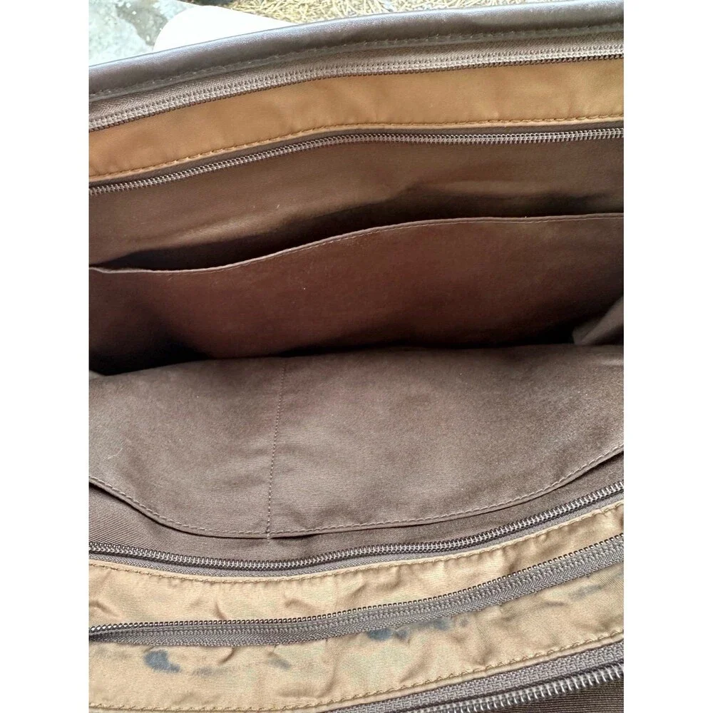 Coach F71016 Lexington Men's Business Collection Leather Double Zip Briefcase